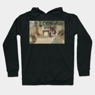 The Vine by Carl Larsson Hoodie